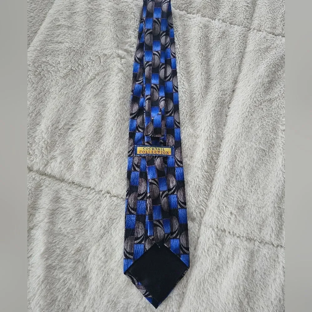 Cocktail Colors Gentleman Necktie 100% Silk Hand Made